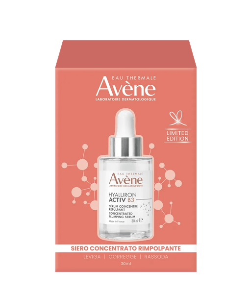 Eau Thermale Avène Glow Wishes Limited Edition Hyaluron Activ B3 Siero Concentrato Rimpolpante Antietà Pelle Sensibile