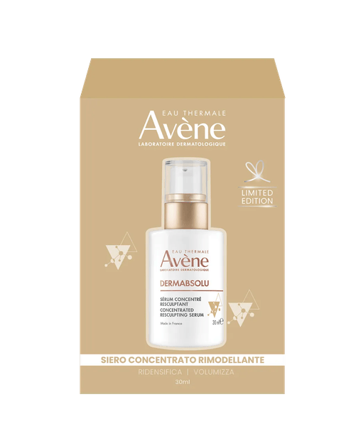 Eau Thermale Avène Glow Wishes Limited Edition Dermabsolu Siero Concentrato Rimodellante Antietà Pelle Matura Sensibile