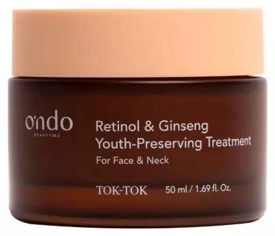 Retinol & Ginseng Trattamento Antietà Viso Skincare Coreana