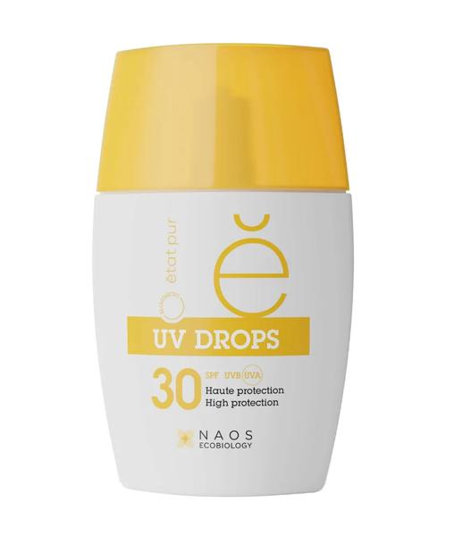UV Drops SPF30 Protezione Solare Viso Minerale Resistente all'Acqua