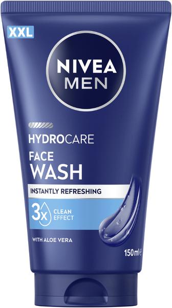 Men Hydrocare Gel Detergente Viso XXL Idratante e Rinfrescante Con Aloe Vera