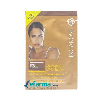 Incarose Maxi Bronze Self-Tanning Face and Décolleté Wipe 7 ml