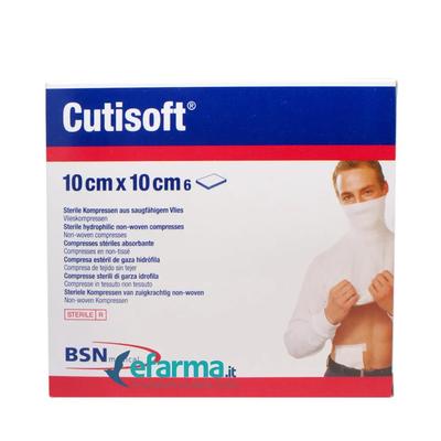 Cutisoft Garza Idrofila 10x10 cm 6 Compresse Sterili | Atida eFarma