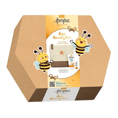 Apropos Bee Beauty Box con Crema Mani Idratante 75 ml + Stick Labbra 5 ...