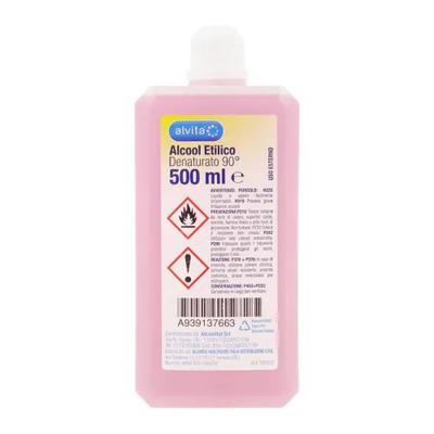 Alvita Alcool Etilico Denaturato 90 Gradi 500 ml | Atida eFarma