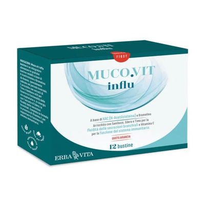 Erba Vita Mucovit Influ 12 Bustine | Atida eFarma