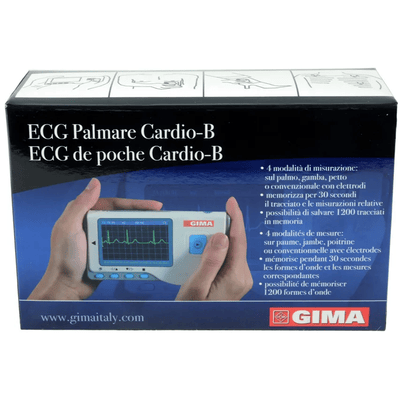 Gima ECG Palmare Cardio B Monitoraggio Cardiaco Rapido e Semplice ...