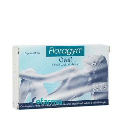 Floragyn Ovuli Vaginali Riequilibrante 6 Pezzi | Atida eFarma