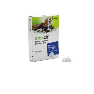 Droncit 50 mg Per Cani e Gatti 6 Compresse | Atida eFarma
