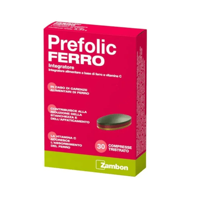 Prefolic Integratore Ferro 30 Compresse | Atida eFarma